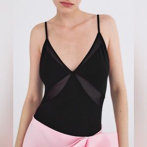 New Zara Black Bodysuit